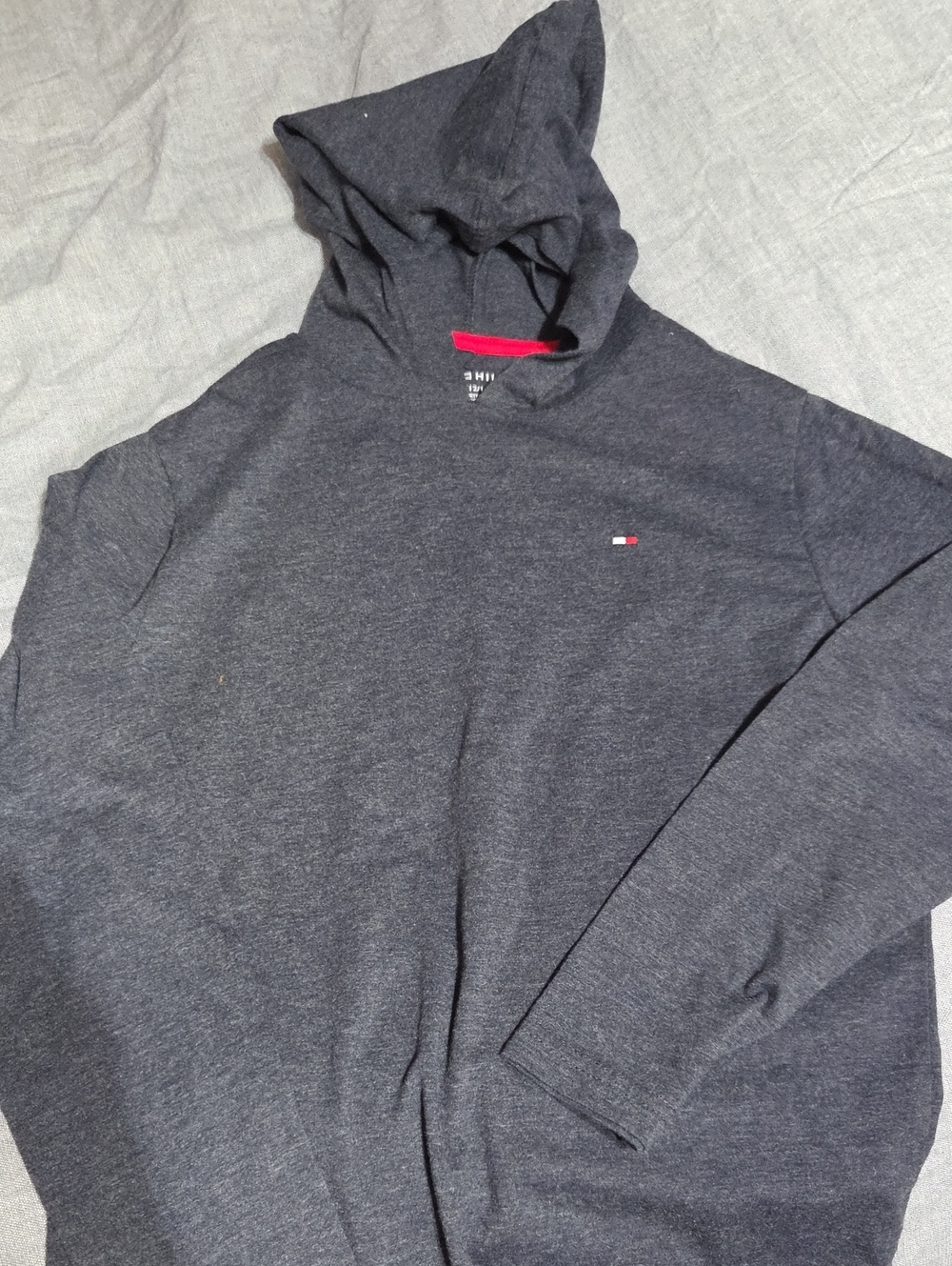 Tommy Hilfiger Charcoal Gray Pullover Hoodie